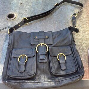 Share ILI New York Toronto Leather Messenger Bag, Excellent Condition